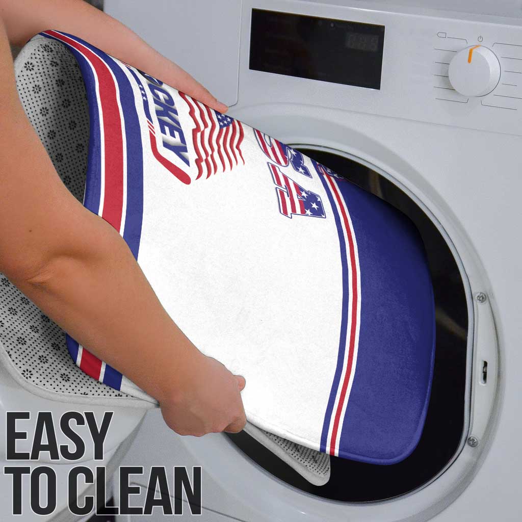 USA Ice Hockey Bathroom Set Old Glory On Ice
