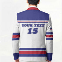 Custom USA Ice Hockey Blazer Old Glory On Ice