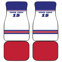 Custom USA Ice Hockey Car Mats Old Glory On Ice