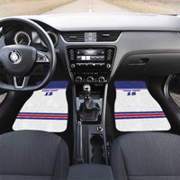 Custom USA Ice Hockey Car Mats Old Glory On Ice
