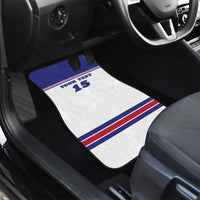 Custom USA Ice Hockey Car Mats Old Glory On Ice