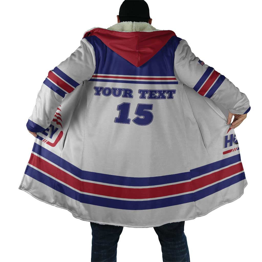 Custom USA Ice Hockey Cloak Old Glory On Ice
