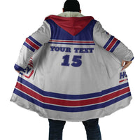 Custom USA Ice Hockey Cloak Old Glory On Ice