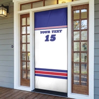 Custom USA Ice Hockey Door Cover Old Glory On Ice