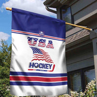 USA Ice Hockey Garden Flag Old Glory On Ice