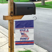 USA Ice Hockey Garden Flag Old Glory On Ice