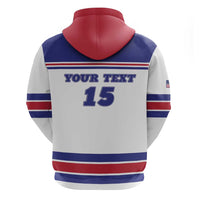 Custom USA Ice Hockey Hoodie Old Glory On Ice