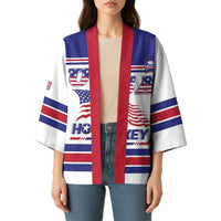Custom USA Ice Hockey Kimono Old Glory On Ice