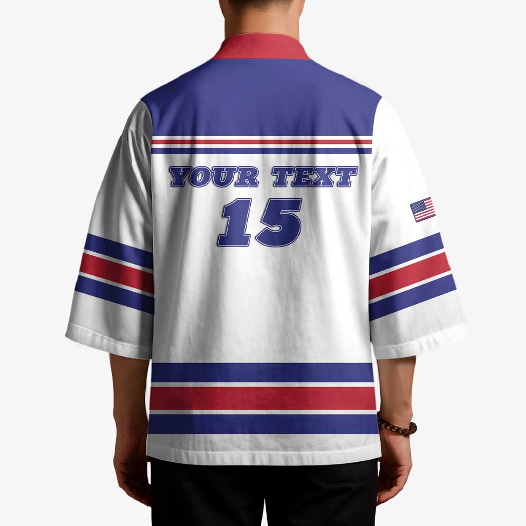 Custom USA Ice Hockey Kimono Old Glory On Ice