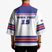 Custom USA Ice Hockey Kimono Old Glory On Ice