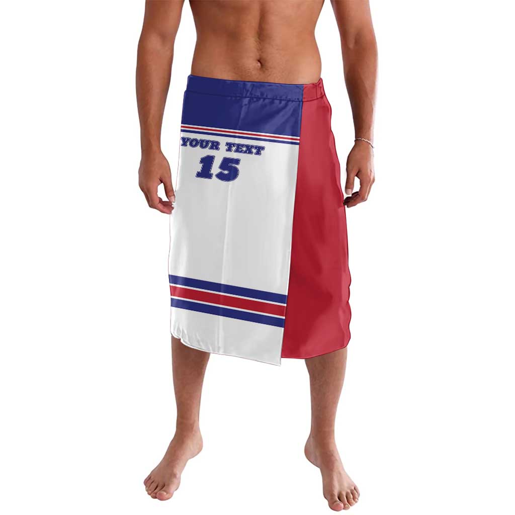 Custom USA Ice Hockey Lavalava Old Glory On Ice