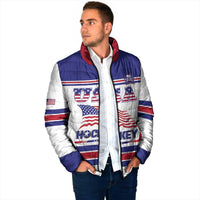 Custom USA Ice Hockey Padded Jacket Old Glory On Ice