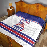 USA Ice Hockey Quilt Old Glory On Ice