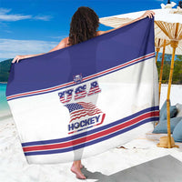 USA Ice Hockey Sarong Old Glory On Ice