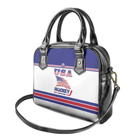 USA Ice Hockey Shoulder Handbag Old Glory On Ice
