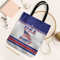USA Ice Hockey Tote Bag Old Glory On Ice