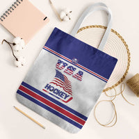 USA Ice Hockey Tote Bag Old Glory On Ice