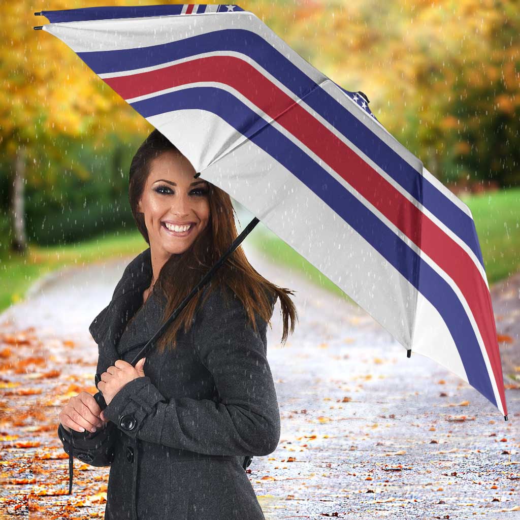 USA Ice Hockey Umbrella Old Glory On Ice