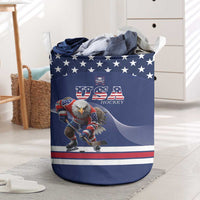 USA Ice Hockey Laundry Basket Eagle Mascot
