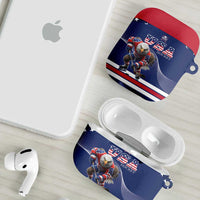 USA Ice Hockey AirPods Case Eagle Mascot
