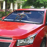 USA Ice Hockey Auto Sun Shade Eagle Mascot