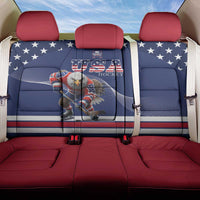 USA Ice Hockey Back Car Seat Cover Eagle Mascot
