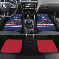 Custom USA Ice Hockey Car Mats Eagle Mascot