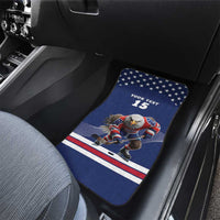 Custom USA Ice Hockey Car Mats Eagle Mascot