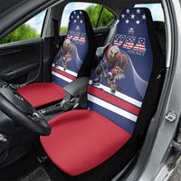 USA Ice Hockey Car Seat Cover Eagle Mascot