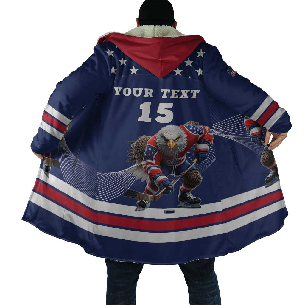 Custom USA Ice Hockey Cloak Eagle Mascot
