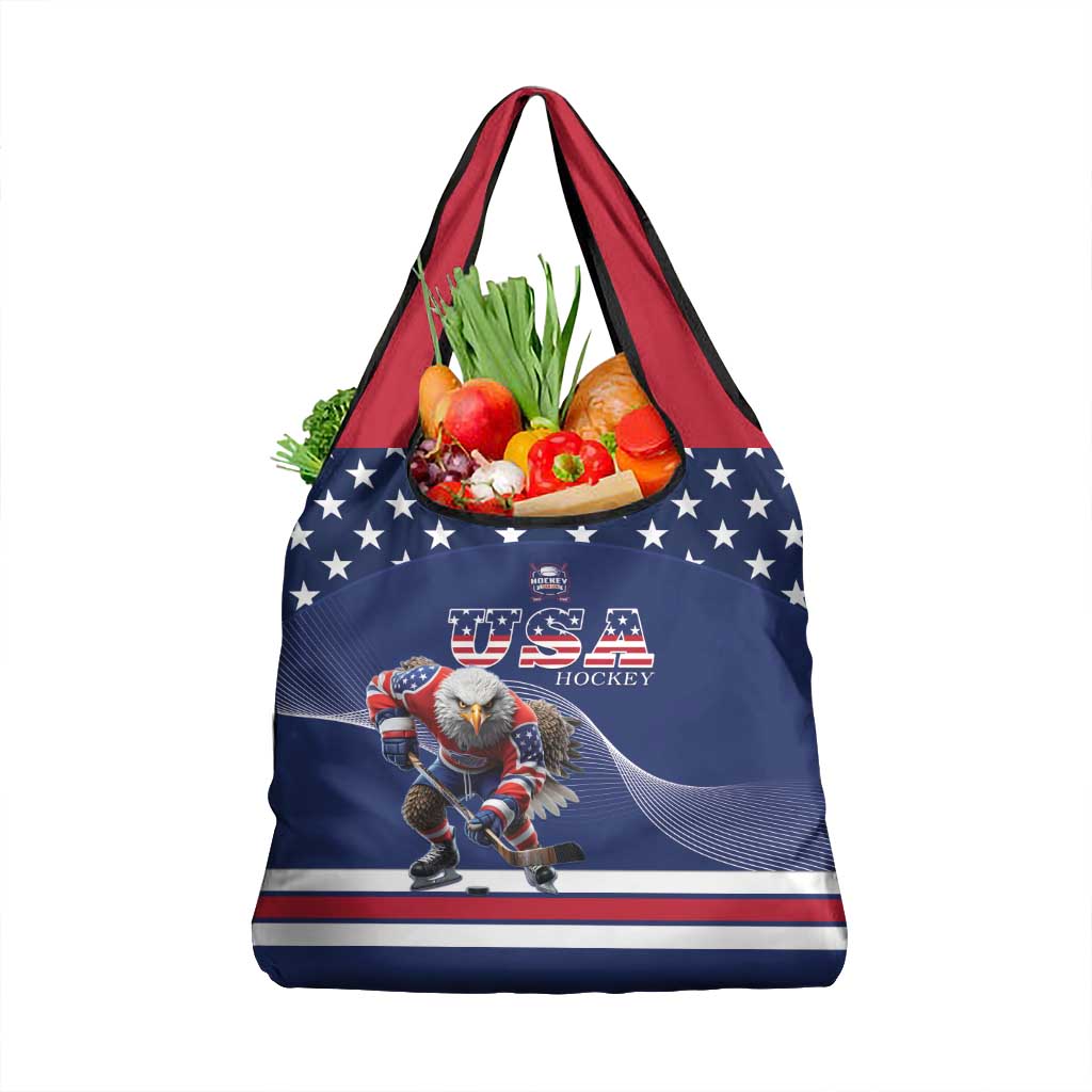USA Ice Hockey Grocery Bag Eagle Mascot