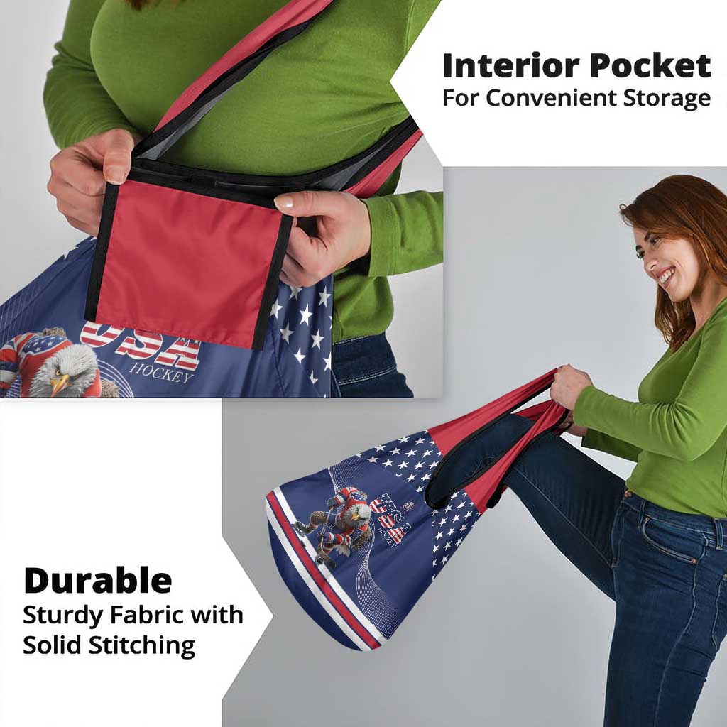 USA Ice Hockey Grocery Bag Eagle Mascot