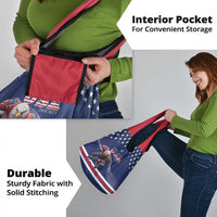 USA Ice Hockey Grocery Bag Eagle Mascot