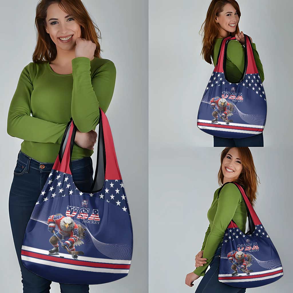USA Ice Hockey Grocery Bag Eagle Mascot