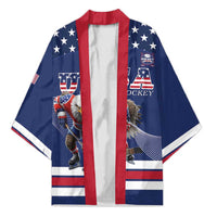 Custom USA Ice Hockey Kimono Eagle Mascot