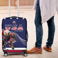 USA Ice Hockey Luggage Cover Eagle Mascot