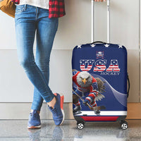 USA Ice Hockey Luggage Cover Eagle Mascot