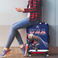 USA Ice Hockey Luggage Cover Eagle Mascot