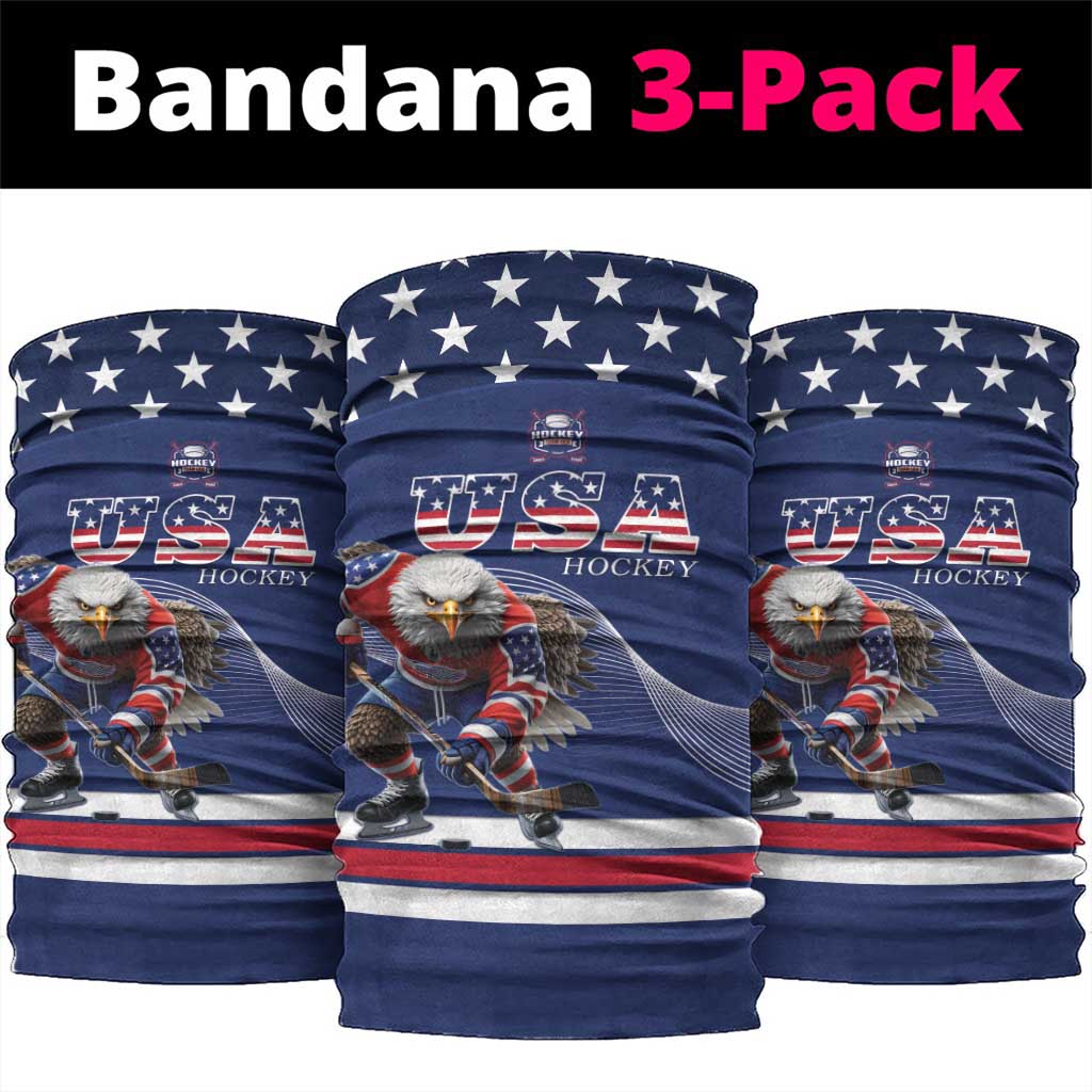 USA Ice Hockey Neck Gaiter Eagle Mascot