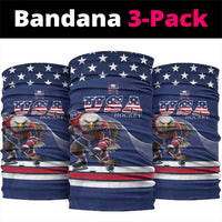 USA Ice Hockey Neck Gaiter Eagle Mascot