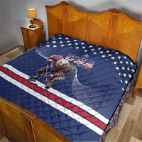 USA Ice Hockey Quilt Eagle Mascot