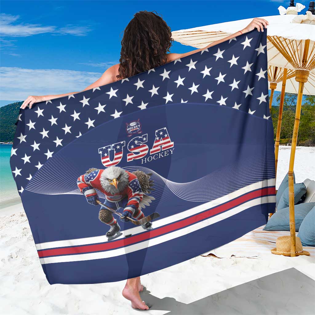 USA Ice Hockey Sarong Eagle Mascot