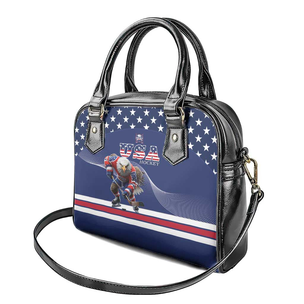 USA Ice Hockey Shoulder Handbag Eagle Mascot