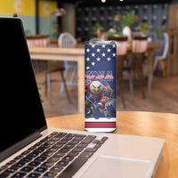 Custom USA Ice Hockey Skinny Tumbler Eagle Mascot