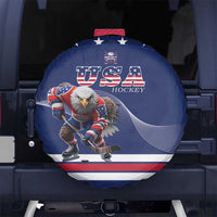 USA Ice Hockey Spare Tire Cover Eagle Mascot