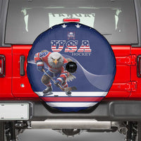 USA Ice Hockey Spare Tire Cover Eagle Mascot