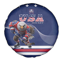 USA Ice Hockey Spare Tire Cover Eagle Mascot