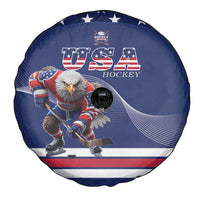 USA Ice Hockey Spare Tire Cover Eagle Mascot
