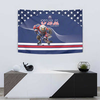 USA Ice Hockey Tapestry Eagle Mascot