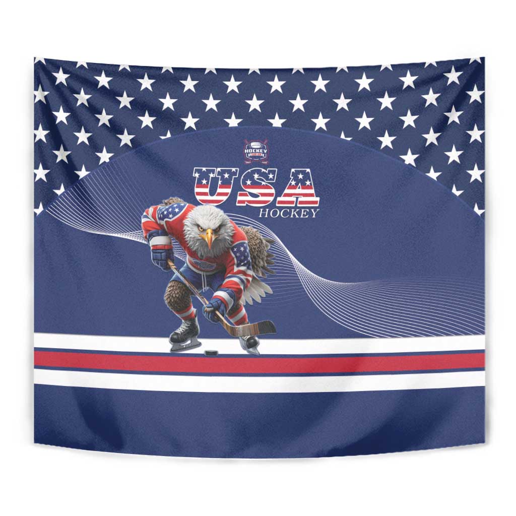 USA Ice Hockey Tapestry Eagle Mascot